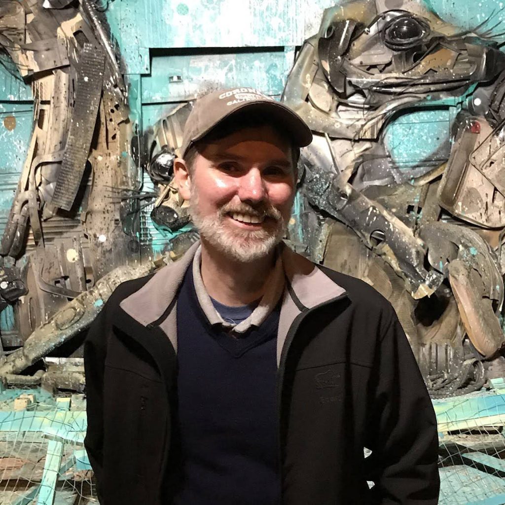 Rhino Nevada Director of Operations Boone Jackson on site at the 2017 Life is Beautiful art and music festival in Las Vegas.