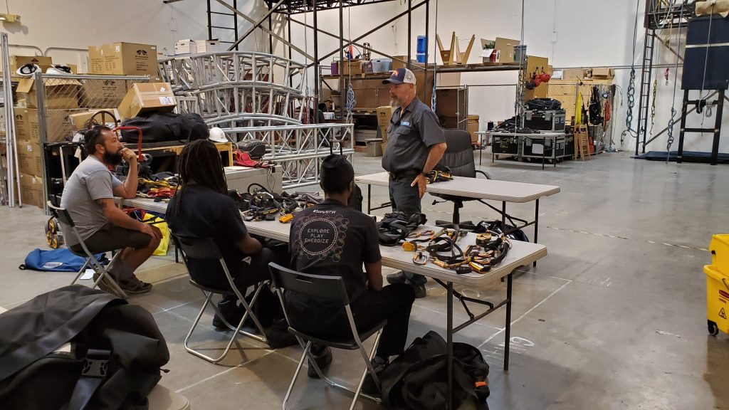 Matt Hudson conducting a SPRAT training course at Rhino's Nevada facility in Las Vegas, Sept. 2019.