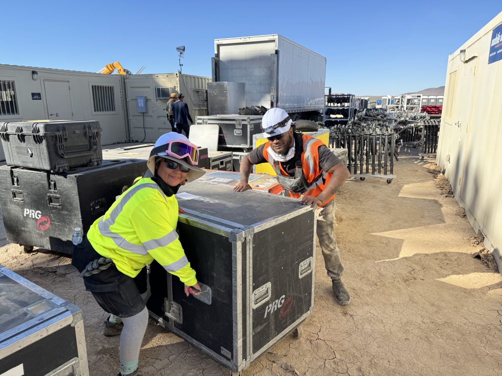 Rhino Nevada on site for the 2025 RISE Festival at the Jean Dry Lake Beds area outside of Las Vegas. 2025 marked the tenth year of the festival.